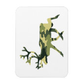 Camouflage in het Caribisch gebied / Camouflage Magneet (Verticaal)