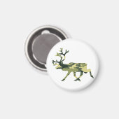 Camouflage in het Caribisch gebied / Camouflage Magneet (Voorkant / Achterkant)