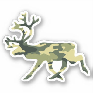 Camouflage in het Caribisch gebied / Camouflage Sticker