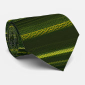 Camouflage interfacing textuur minimaal patroon stropdas (Opgerold)