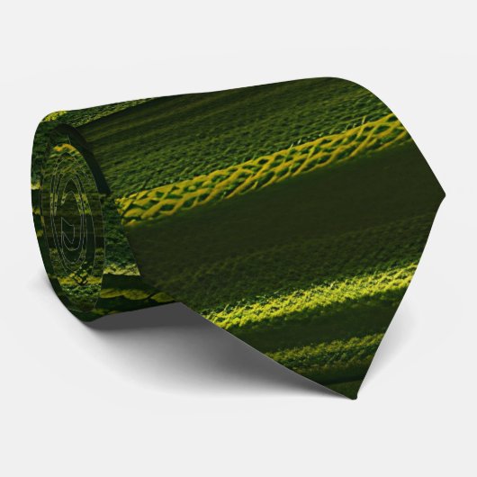 Camouflage interfacing textuur minimaal patroon stropdas (Opgerold)