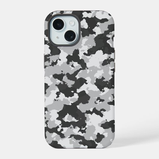 camouflage iPhone 15 case (Achterkant)