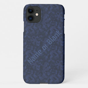 Camouflage iPhone Case in Navy HAMbWG 11 Hoesje