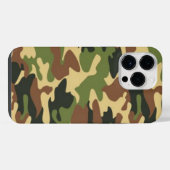 camouflage iPhone hoesje (Achterkant horizontaal)