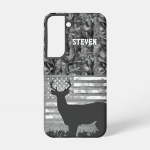 Camouflage Jachtnaam Sporten Hert Amerikaanse Vlag Samsung Galaxy Hoesje