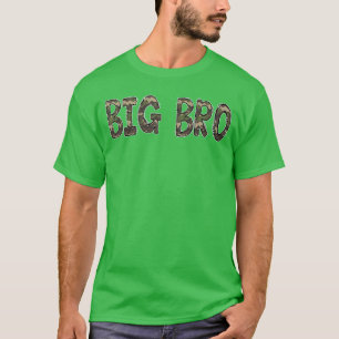 Camouflage Jager Broer Grote Broer Jacht vrienden T-shirt
