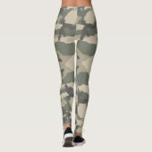 Camouflage Jah Army Jungle - Power Yoga Leggings (Achterkant)