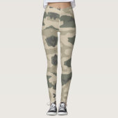 Camouflage Jah Army Jungle - Power Yoga Leggings (Voorkant)