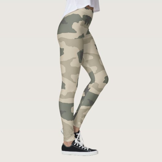 Camouflage Jah Army Jungle - Power Yoga Leggings (Rechts)