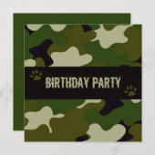 Camouflage Kaart (Voorkant / Achterkant)