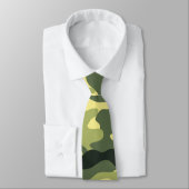 Camouflage Kamperen Jagen Groen Camouflage Stropdas (Gebonden)