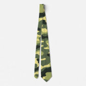 Camouflage Kamperen Jagen Groen Camouflage Stropdas (Achterkant)