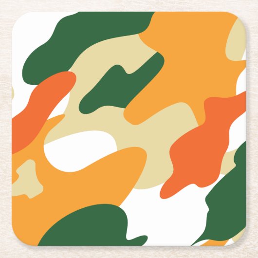 camouflage kartonnen onderzetters (Voorkant)