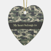 Camouflage Keramisch Ornament (Links)
