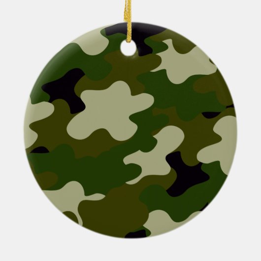 Camouflage Keramisch Ornament (Achterkant)