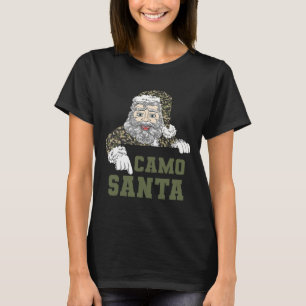 Camouflage Kerstjacht Santa Camo Militaire mij T-shirt