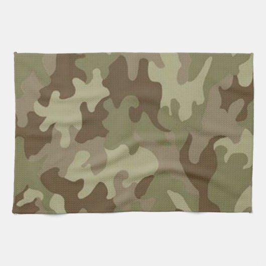 Camouflage keukenhanddoek (Horizontaal)
