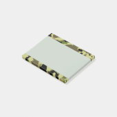 Camouflage Khaki Camo PostIt merkt op Post-it® Notes (Schuin)