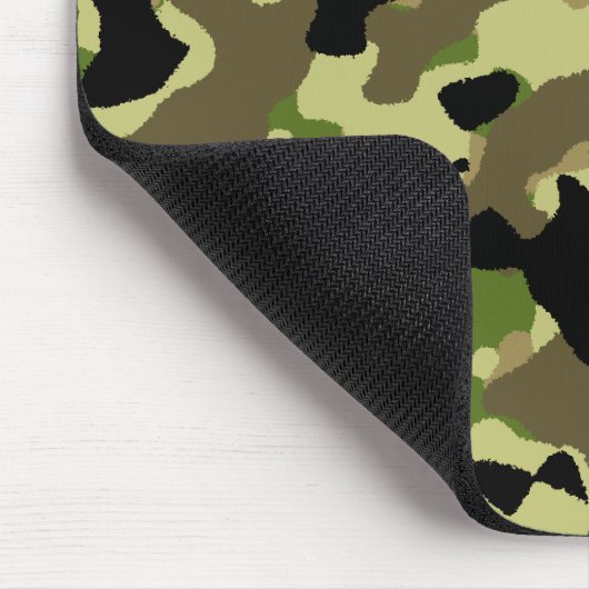 Camouflage Khaki Commando Camo Game Mousepad Muismat (Hoek)