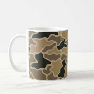 camouflage khaki koffiemok
