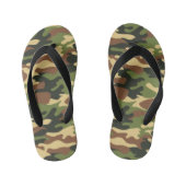 camouflage kinder teenslippers (Voetbed)