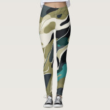 Camouflage kleuren achtergrond ontwerp Leggings