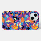 Camouflage kleurrijk patroon Case-Mate iPhone case (Achterkant (horizontaal))