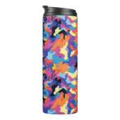 Camouflage kleurrijk patroon thermosbeker (Geroteerd rechts)