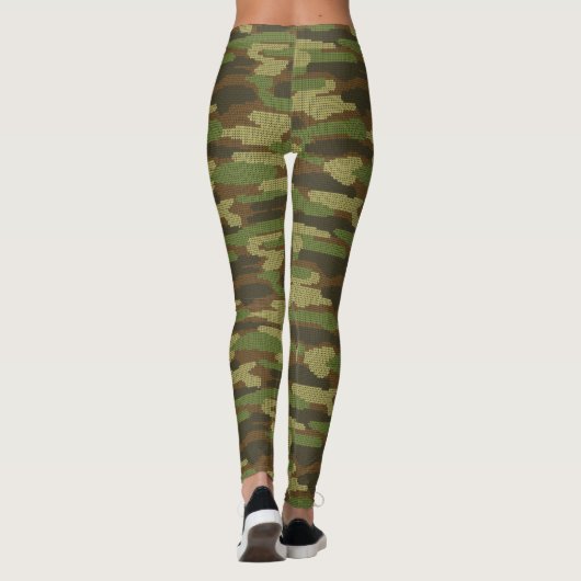 Camouflage Knit Leggings (Achterkant)