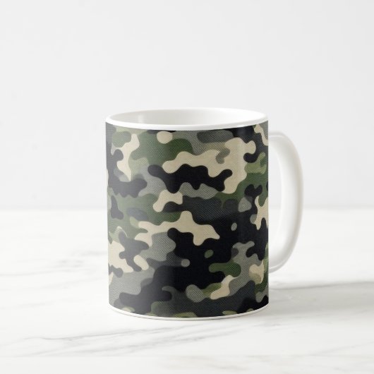 Camouflage Koffiemok (Voorkant rechts)