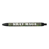 Camouflage KravMaga/aangepaste tekst Zwarte Inkt Pen (Voorkant)