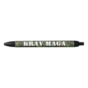 Camouflage KravMaga/aangepaste tekst Zwarte Inkt Pen