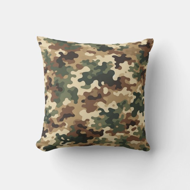 Camouflage Kussen (Voorkant)