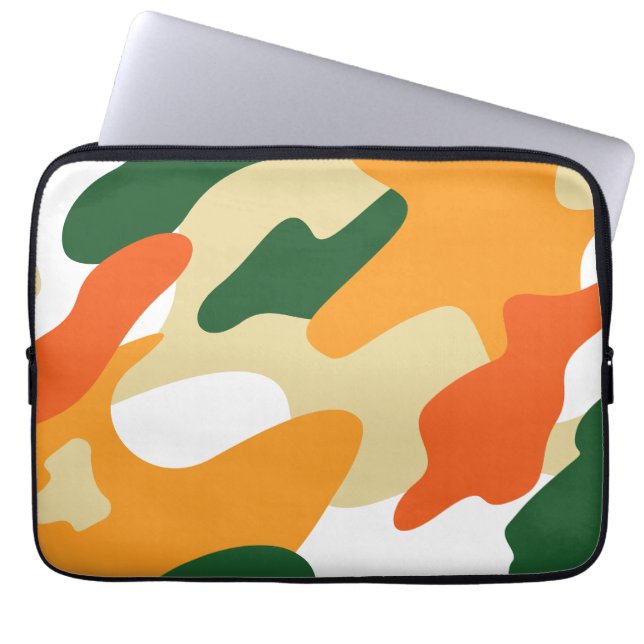 camouflage laptop sleeve (Voorkant)