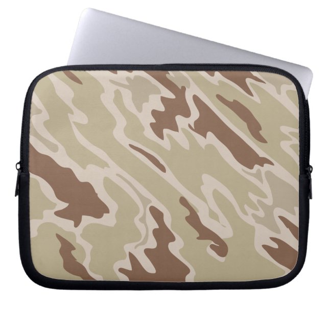 Camouflage Laptop Sleeve (Voorkant)