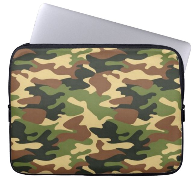 camouflage laptop sleeve (Voorkant)
