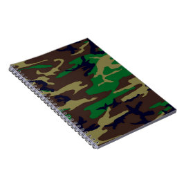 Camouflage-laptopplanner voor militaire bossen notitieboek