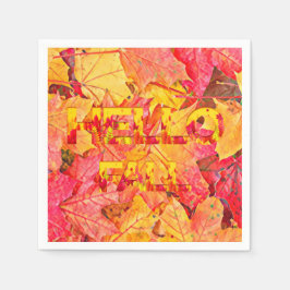 Camouflage Leaves Servet