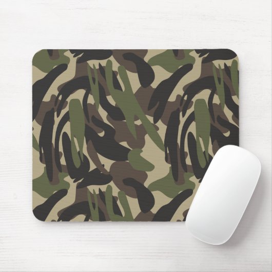 Camouflage leger muismat (Met muis)