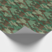 Camouflage Leger of Jagen Gift Wrap Cadeaupapier (Hoek)