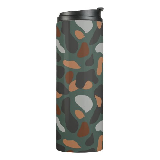 Camouflage leger thermosbeker (Gedraaid links)