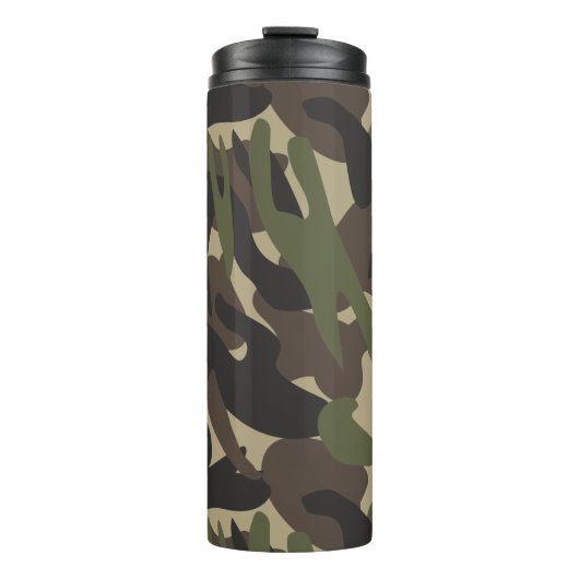 Camouflage leger thermosbeker (Voorkant)