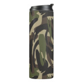 Camouflage leger thermosbeker (Gedraaid links)