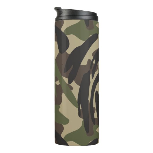 Camouflage leger thermosbeker (Geroteerd rechts)