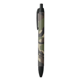 Camouflage leger zwarte inkt pen