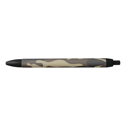 Camouflage leger zwarte inkt pen (Voorkant)
