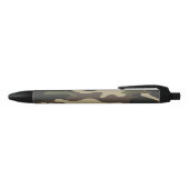 Camouflage leger zwarte inkt pen (Bovenkant)