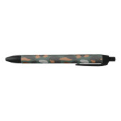 Camouflage leger zwarte inkt pen (Bodem)