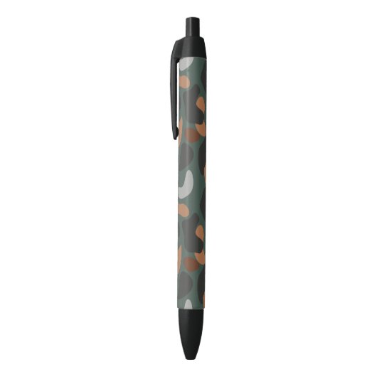 Camouflage leger zwarte inkt pen (Top (Verticaal))
