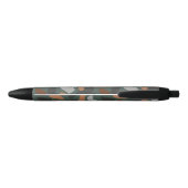 Camouflage leger zwarte inkt pen (Achterkant)